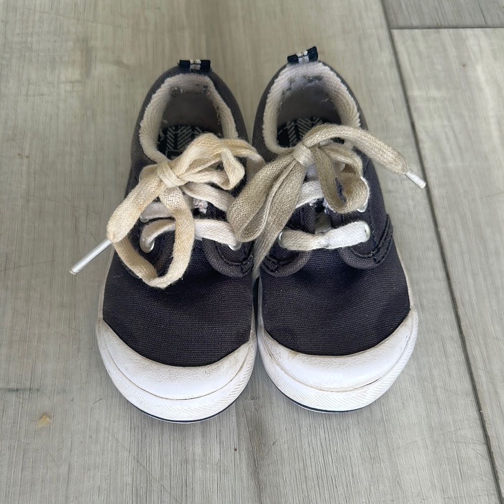 Kids Navy and White Sneakers: Keds